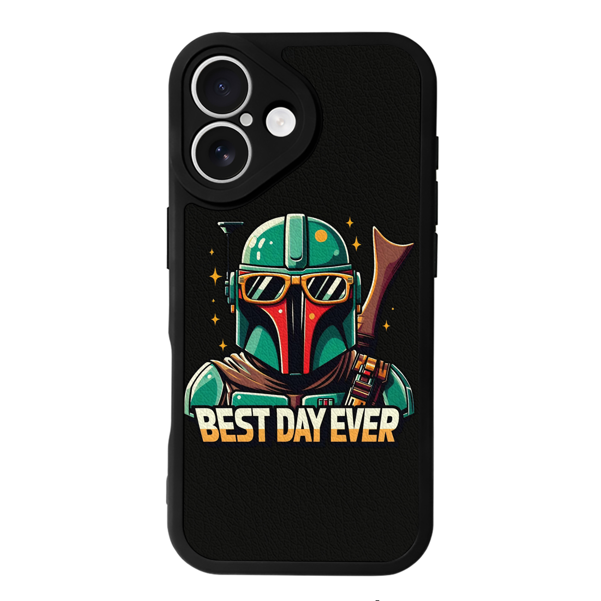（画像用） スター・ウォーズ Star Wars 【iPhone 16シリーズ対応】シリコンスマホケース（レザー調） 材質：シリコン